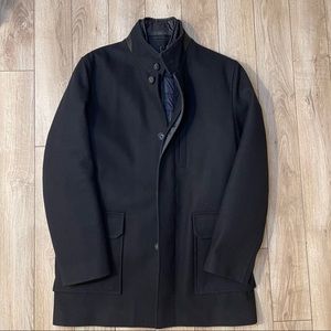 Cole Haan Melton Wool 3-in-1 Coat